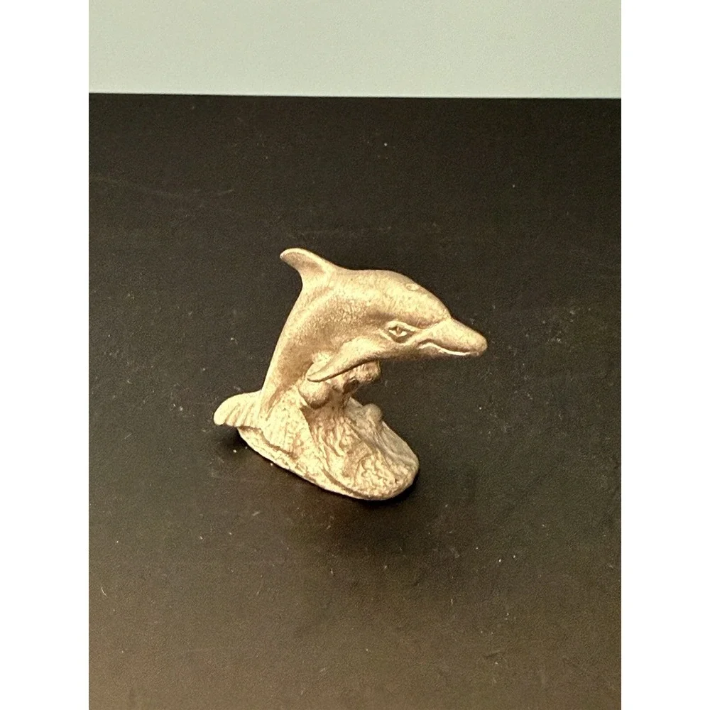 Spoontiques Pewter  Dolphin Jumping Vintage  #P92